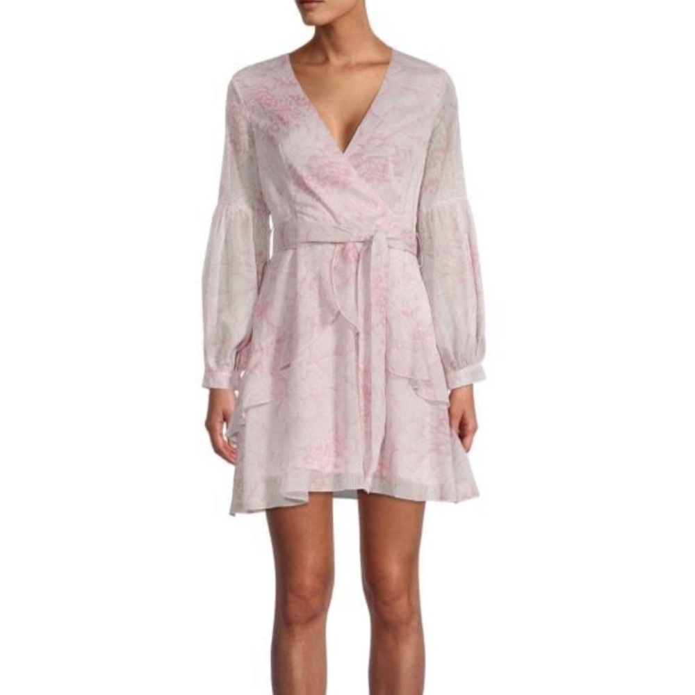 Stellah floral wrap dress